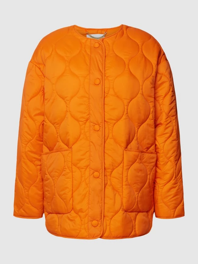 Rich & Royal Steppjacke Mit Eingrifftaschen - Orange 4 Rich & Royal Steppjacke Mit Eingrifftaschen - Orange – Bild 2