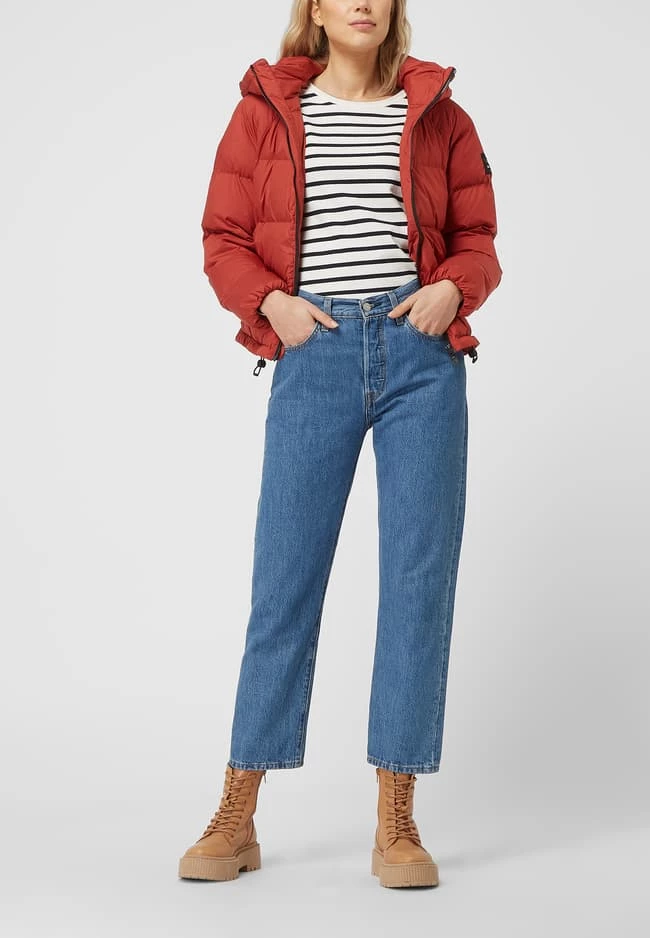 ECOALF Steppjacke Mit Kapuze Modell 'Deniaalf' - Dunkelrot 3 ECOALF Steppjacke Mit Kapuze Modell 'Deniaalf' - Dunkelrot