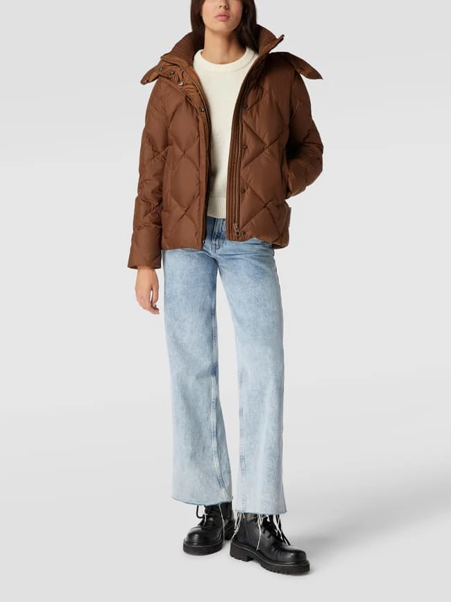 Marc O'Polo Daunenjacke Mit Label-Detail - Mittelbraun 3 Marc O'Polo Daunenjacke Mit Label-Detail - Mittelbraun