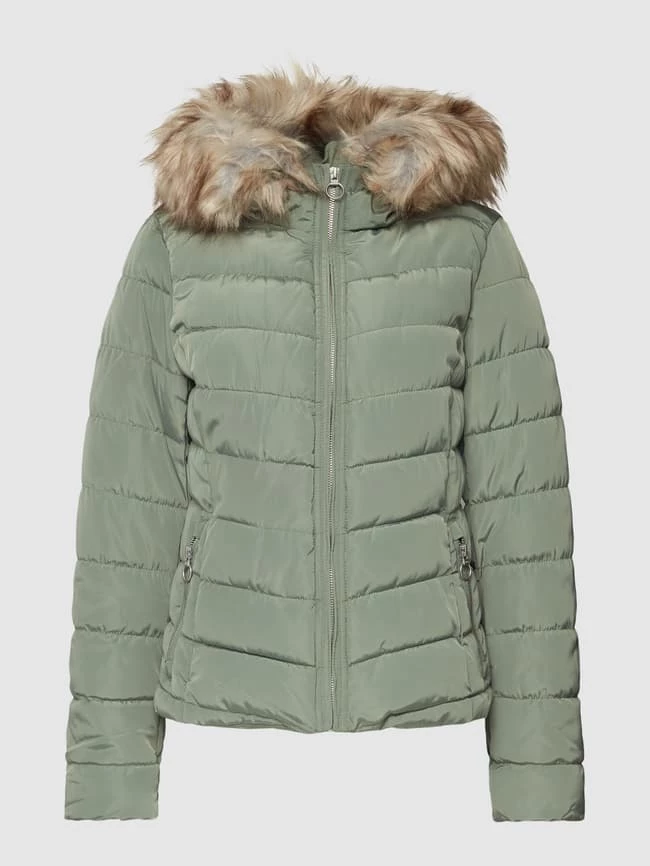 Only Steppjacke Mit Kunstpelzkragen Modell 'ELLAN' - Grün 4 Only Steppjacke Mit Kunstpelzkragen Modell 'ELLAN' - Grün – Bild 2