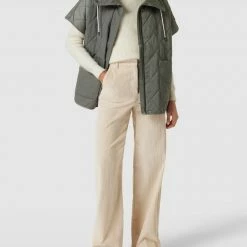 Opus Steppjacke Mit überschnittenen Schultern Modell 'Wirobe' - Schilf