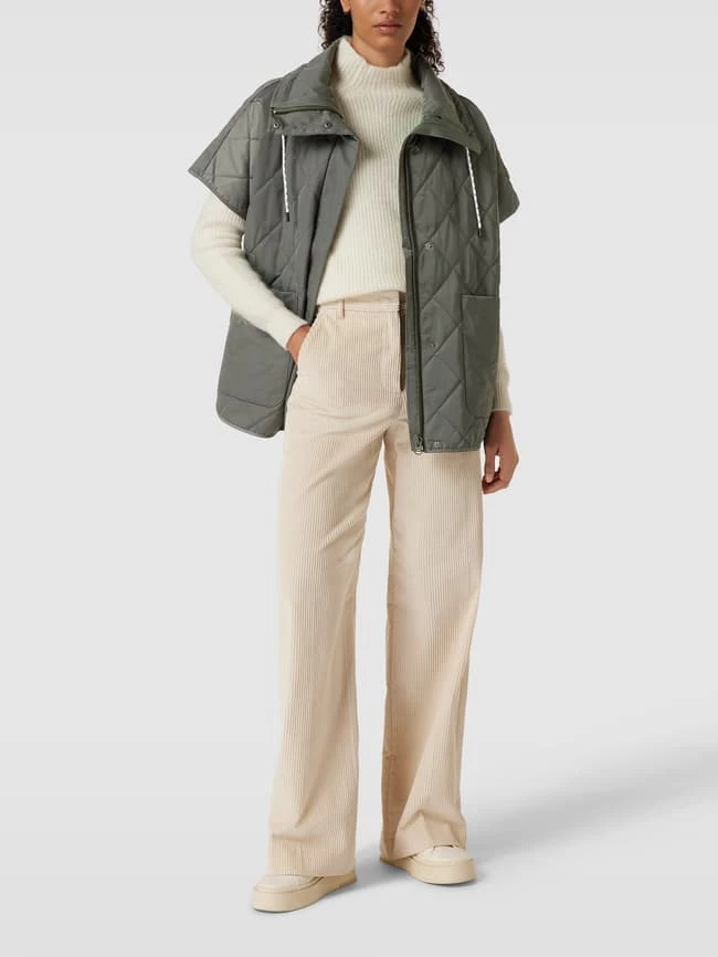 Opus Steppjacke Mit überschnittenen Schultern Modell 'Wirobe' - Schilf 3 Opus Steppjacke Mit überschnittenen Schultern Modell 'Wirobe' - Schilf