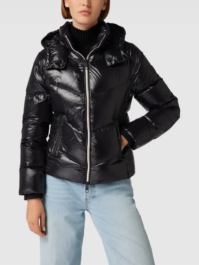 BOSS Daunenjacke Mit Label-Details Modell 'Pepule' - Schwarz 6 BOSS Daunenjacke Mit Label-Details Modell 'Pepule' - Schwarz – Bild 4