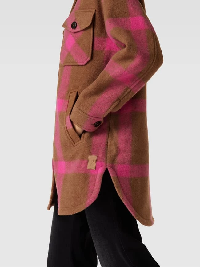 Comma Casual Identity Jacke Mit Vichy-Karo - Camel 5 Comma Casual Identity Jacke Mit Vichy-Karo - Camel – Bild 3