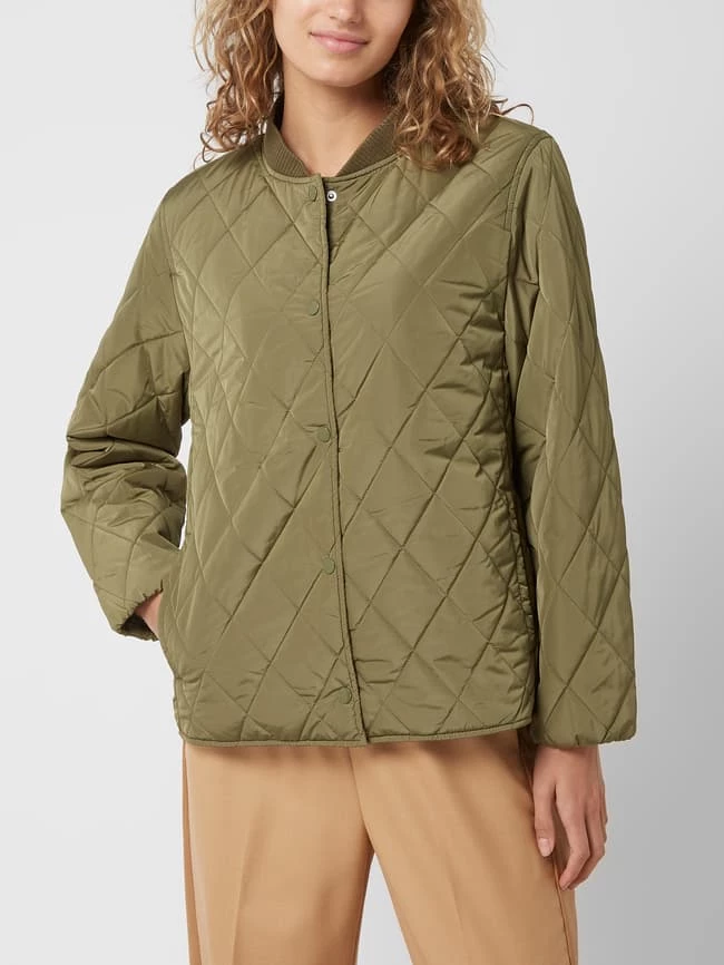 Gant Steppjacke Mit Stehkragen - Khaki 6 Gant Steppjacke Mit Stehkragen - Khaki – Bild 4