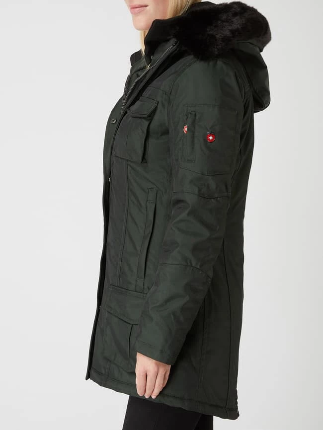 Wellensteyn Schneezauber 66 Funktionsjacke Mit Webpelz - Wattiert - Dunkelgrün 8 Wellensteyn Schneezauber 66 Funktionsjacke Mit Webpelz - Wattiert - Dunkelgrün – Bild 6