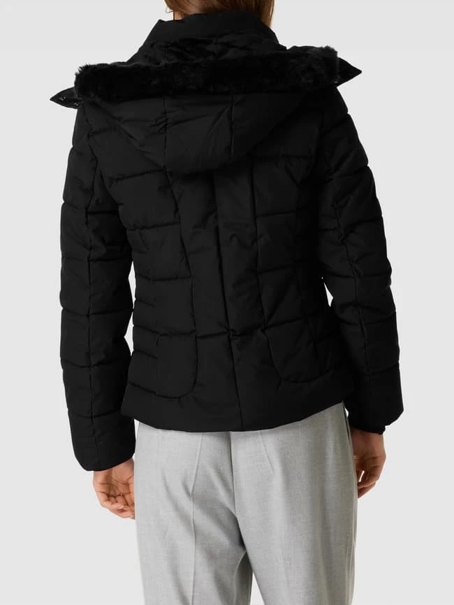 Jake*s Collection Steppjacke Mit Kunstpelzkragen - Schwarz 6 Jake*s Collection Steppjacke Mit Kunstpelzkragen - Schwarz – Bild 5