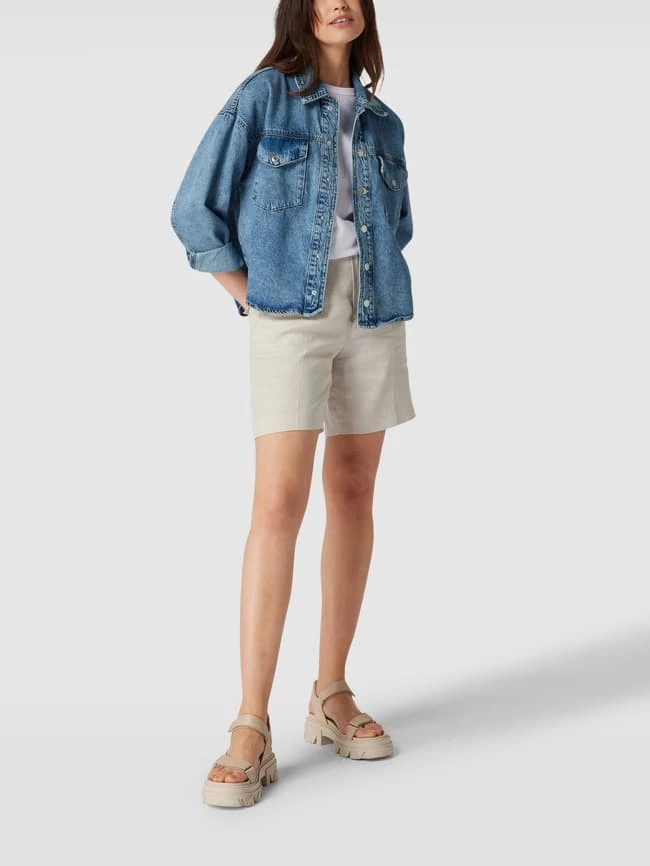 Mango Jeansjacke Mit überschnittenen Schultern - Hellblau 3 Mango Jeansjacke Mit überschnittenen Schultern - Hellblau