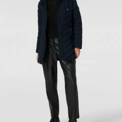 Lauren Ralph Lauren Steppjacke Mit Label-Stitching Modell 'PUFFER HOOD' - Marineblau