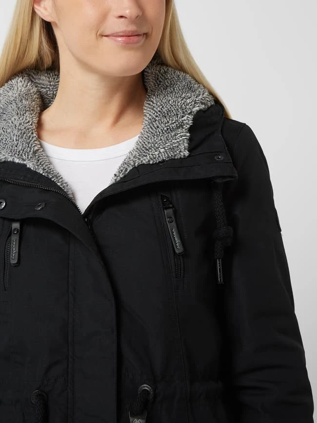 Ragwear Parka Mit Baumwoll-Anteil Modell 'Elsie' - Schwarz 5 Ragwear Parka Mit Baumwoll-Anteil Modell 'Elsie' - Schwarz – Bild 3