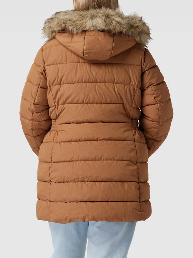 ONLY CARMAKOMA PLUS SIZE Steppjacke Mit Kunstpelzkragen Modell 'CARLUNA' - Mittelbraun 7 ONLY CARMAKOMA PLUS SIZE Steppjacke Mit Kunstpelzkragen Modell 'CARLUNA' - Mittelbraun – Bild 5