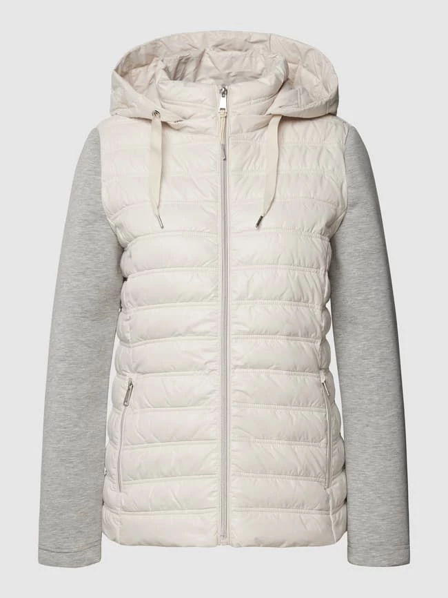 Christian Berg Woman Selection Steppjacke Mit Jersey-Arm Und Kapuze - Offwhite 4 Christian Berg Woman Selection Steppjacke Mit Jersey-Arm Und Kapuze - Offwhite – Bild 2