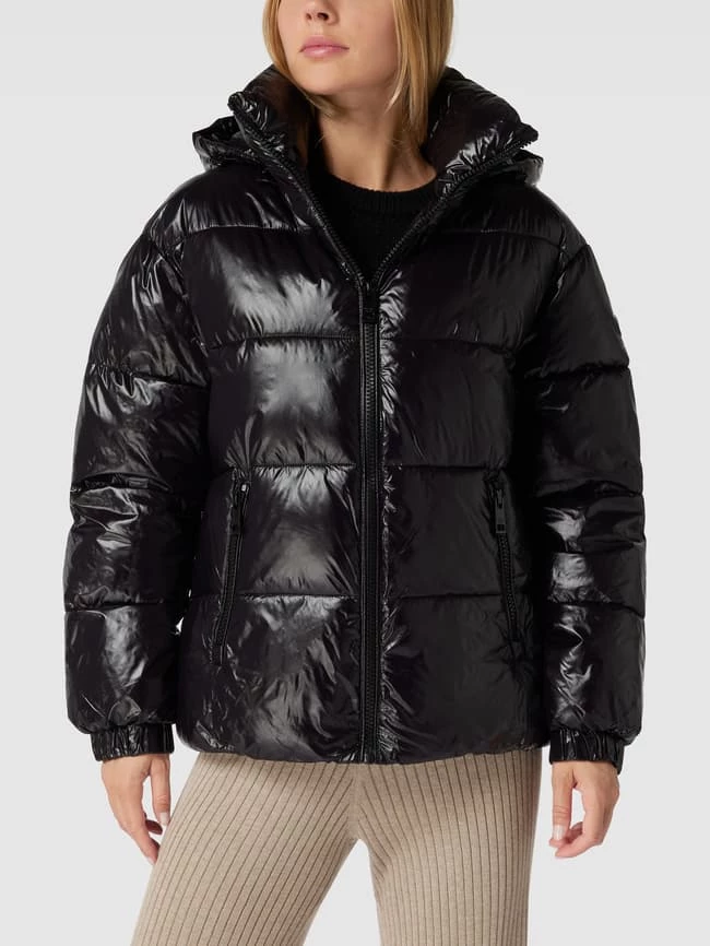 MICHAEL Michael Kors Steppjacke Mit Abnehmbarer Kapuze Modell 'HORIZONTAL' - Schwarz 6 MICHAEL Michael Kors Steppjacke Mit Abnehmbarer Kapuze Modell 'HORIZONTAL' - Schwarz – Bild 4