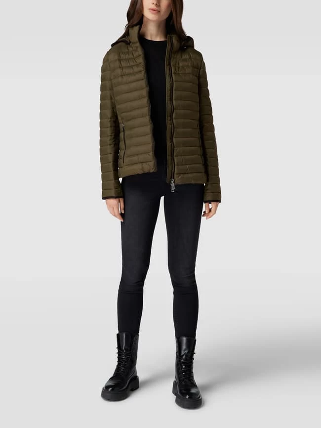 Fuchs Schmitt Steppjacke Mit Label-Patch - Olivgrün 3 Fuchs Schmitt Steppjacke Mit Label-Patch - Olivgrün