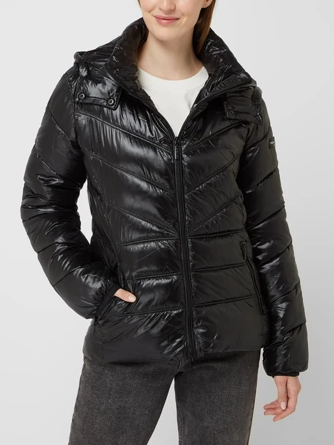 Frieda & Freddies Steppjacke Mit Abnehmbarer Kapuze - Schwarz 6 Frieda & Freddies Steppjacke Mit Abnehmbarer Kapuze - Schwarz – Bild 4