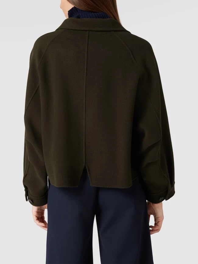 Weekend Max Mara Cropped Jacke Aus Reiner Schurwolle Mit Raglanärmeln - Olivgrün 7 Weekend Max Mara Cropped Jacke Aus Reiner Schurwolle Mit Raglanärmeln - Olivgrün – Bild 5