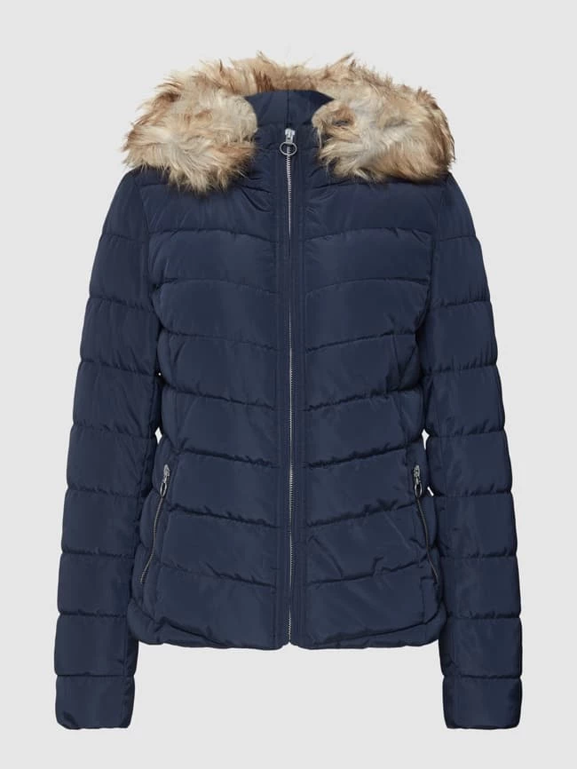 Only Steppjacke Mit Kunstpelzkragen Modell 'ELLAN' - Marineblau 4 Only Steppjacke Mit Kunstpelzkragen Modell 'ELLAN' - Marineblau – Bild 2