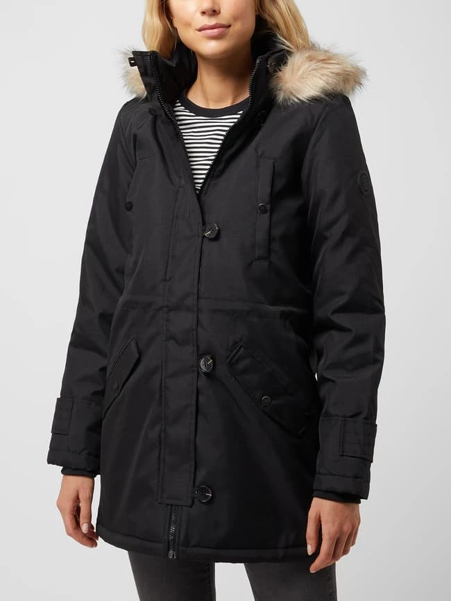 Vero Moda Outdoor Parka Mit Webpelz Modell 'Storm' - Schwarz 6 Vero Moda Outdoor Parka Mit Webpelz Modell 'Storm' - Schwarz – Bild 4