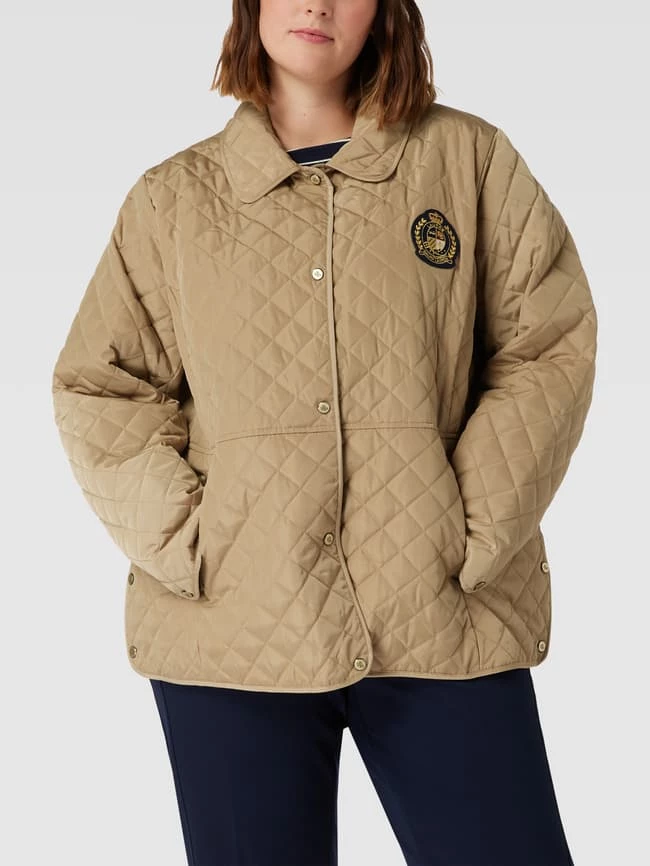 Lauren Ralph Lauren Curve PLUS SIZE Steppjacke Mit Label-Patch - Beige 6 Lauren Ralph Lauren Curve PLUS SIZE Steppjacke Mit Label-Patch - Beige – Bild 4