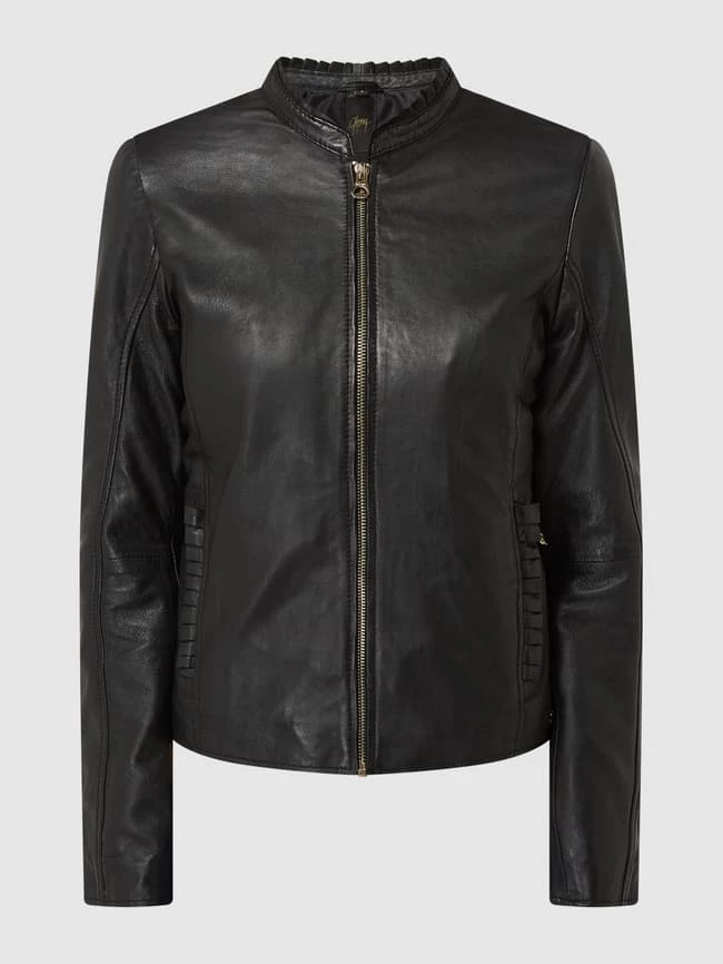 Gipsy Regular Fit Lederjacke Aus Lammleder - Schwarz 4 Gipsy Regular Fit Lederjacke Aus Lammleder - Schwarz – Bild 2