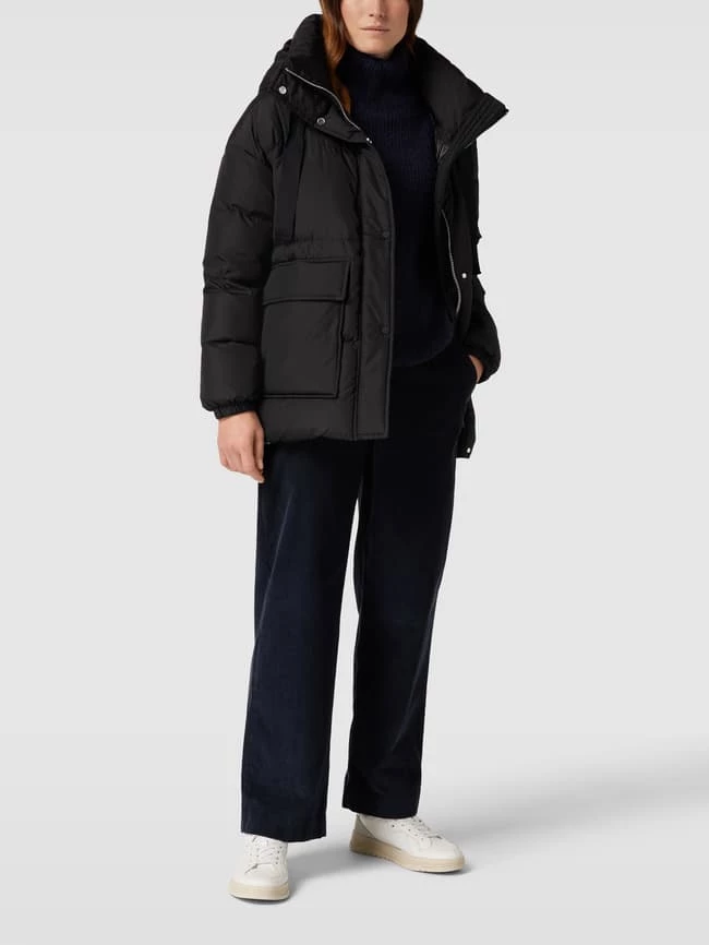 Marc O'Polo Oversized Daunenjacke Mit Stehkragen - Schwarz 3 Marc O'Polo Oversized Daunenjacke Mit Stehkragen - Schwarz