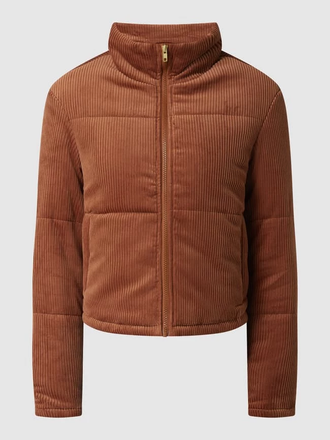 URBAN CLASSICS Jacke In Cord-Optik Modell 'Puffer' - Hellbraun 4 URBAN CLASSICS Jacke In Cord-Optik Modell 'Puffer' - Hellbraun – Bild 2