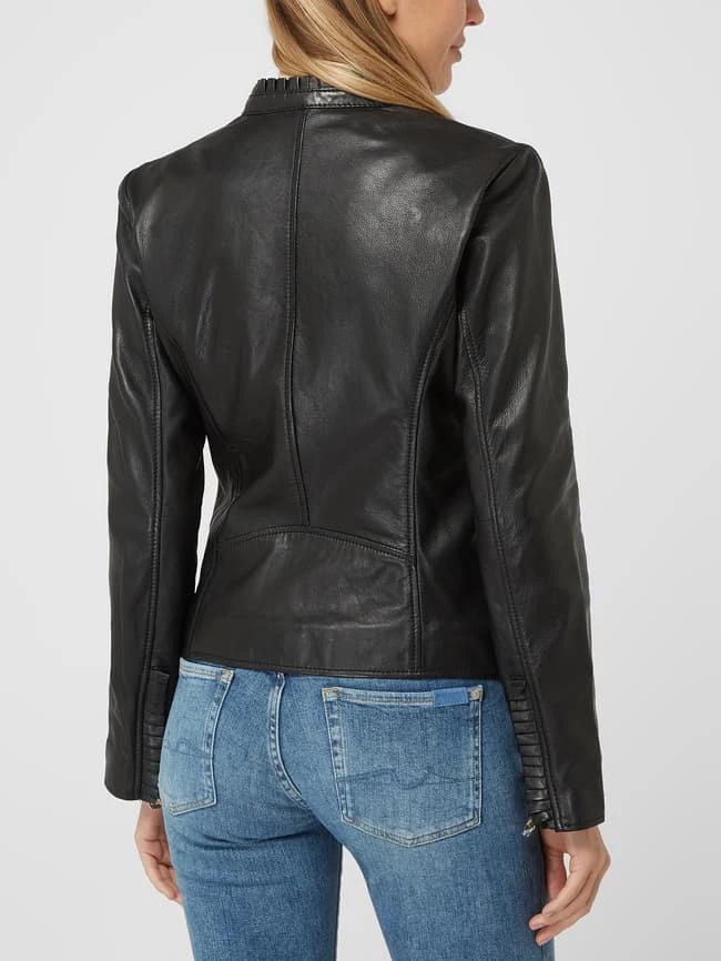 Gipsy Regular Fit Lederjacke Aus Lammleder - Schwarz 7 Gipsy Regular Fit Lederjacke Aus Lammleder - Schwarz – Bild 5