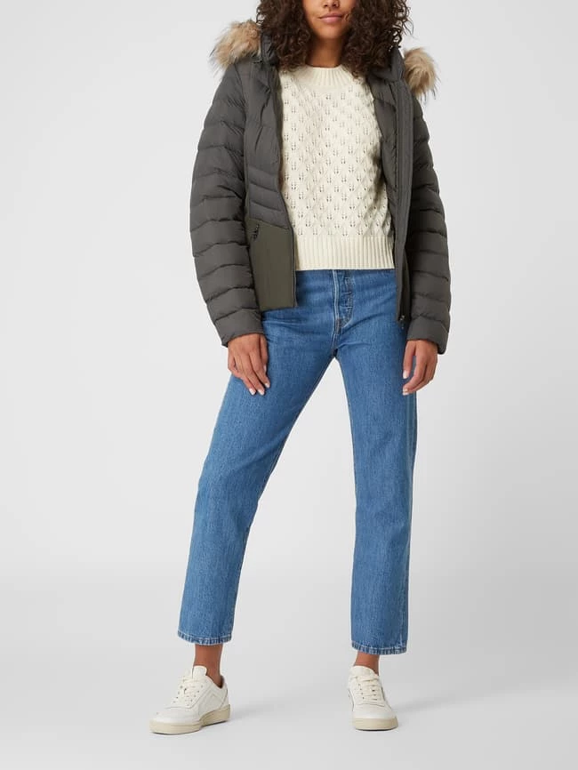 Garcia Steppjacke Mit Abnehmbarer Kapuze - Olivgrün 3 Garcia Steppjacke Mit Abnehmbarer Kapuze - Olivgrün