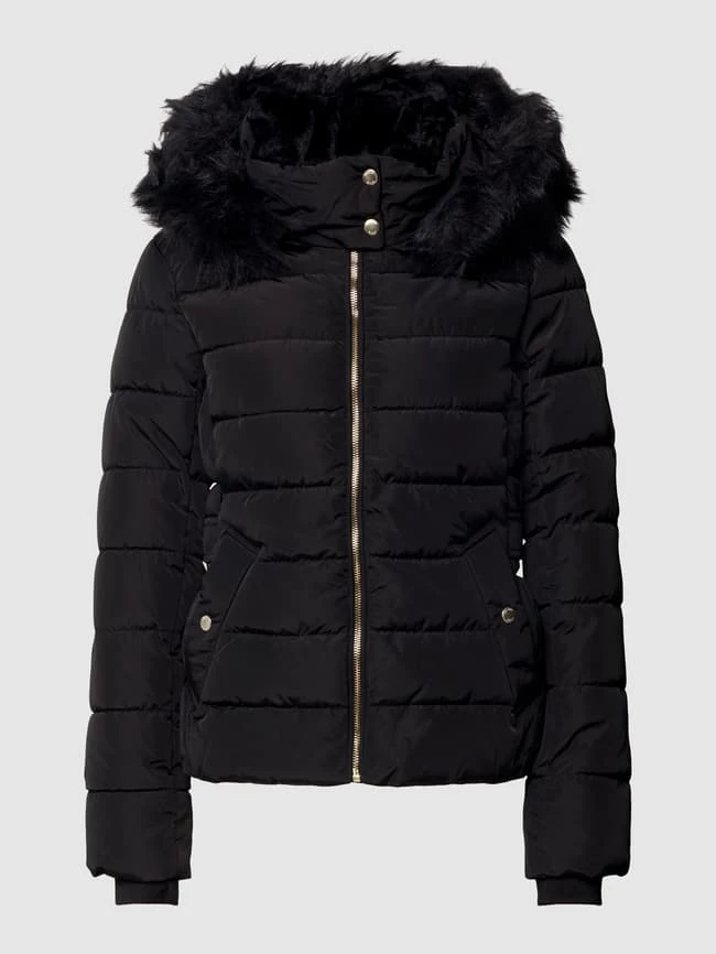 Only Steppjacke Mit Kunstfellkragen Modell 'CAMILLA' - Schwarz 4 Only Steppjacke Mit Kunstfellkragen Modell 'CAMILLA' - Schwarz – Bild 2