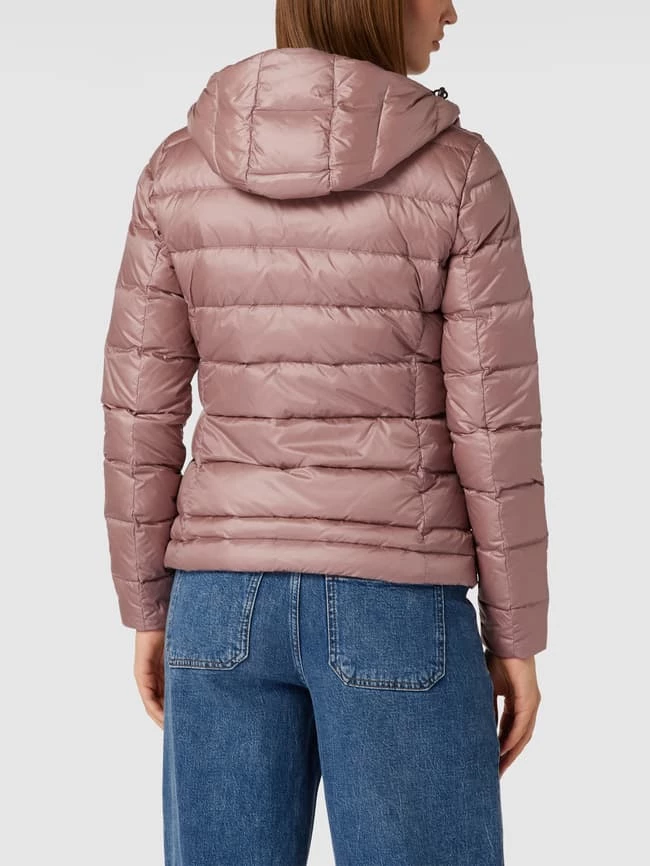 Blauer Usa Daunenjacke Mit Kapuze - Altrosa 7 Blauer Usa Daunenjacke Mit Kapuze - Altrosa – Bild 5