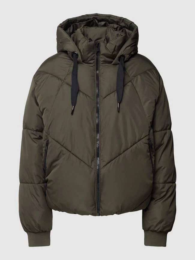 Vero Moda Outdoor Cropped Steppjacke Mit Reißverschlusstaschen - Dunkelgrün 4 Vero Moda Outdoor Cropped Steppjacke Mit Reißverschlusstaschen - Dunkelgrün – Bild 2