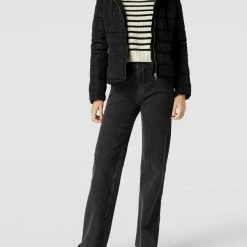 Only Steppjacke Mit Kunstpelzkragen Modell 'ELLAN' - Schwarz