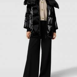 Guess Steppjacke In Glanz-Optik Modell 'MATHILDE' - Schwarz