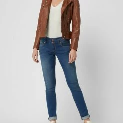 Gipsy Lederjacke Im Biker-Look - Cognac