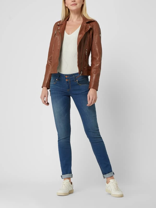 Gipsy Lederjacke Im Biker-Look - Cognac 3 Gipsy Lederjacke Im Biker-Look - Cognac