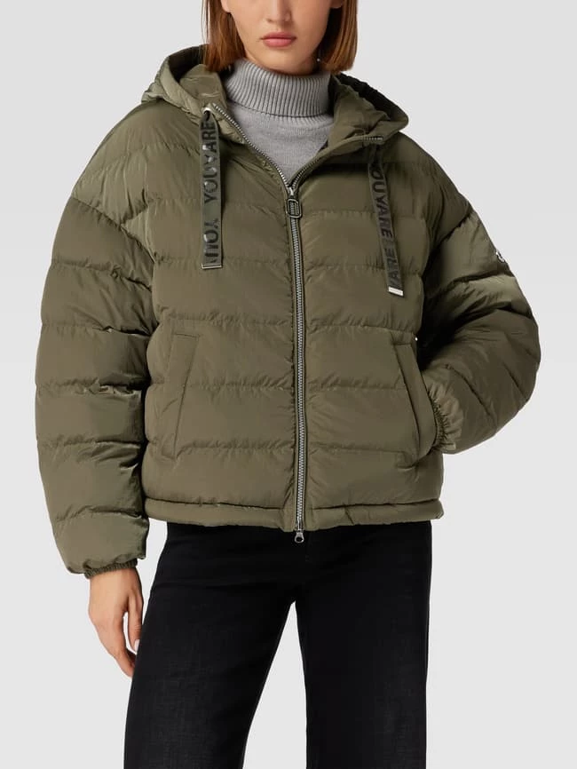 Fuchs Schmitt Steppjacke Mit Label-Detail - Olivgrün 6 Fuchs Schmitt Steppjacke Mit Label-Detail - Olivgrün – Bild 4