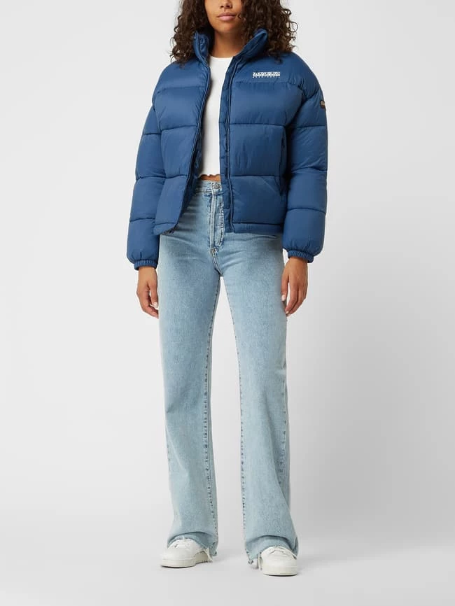 Napapijri Steppjacke Mit überschnittenen Schultern - Petrol 3 Napapijri Steppjacke Mit überschnittenen Schultern - Petrol