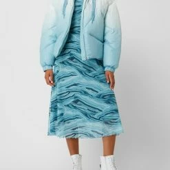 Tom Tailor Denim Steppjacke Mit Kapuze - Wasserabweisend - Mint