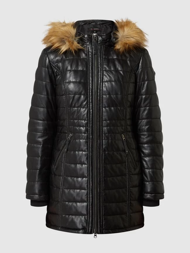 Cabrini Parka Aus Lammnappa - Schwarz 4 Cabrini Parka Aus Lammnappa - Schwarz – Bild 2