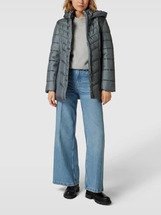 Betty Barclay Steppjacke Mit Taillengürtel Modell 'BESTPREIS' - Rauchblau 2 Betty Barclay Steppjacke Mit Taillengürtel Modell 'BESTPREIS' - Rauchblau