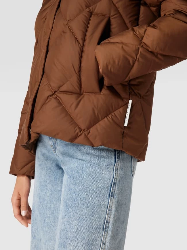 Marc O'Polo Daunenjacke Mit Label-Detail - Mittelbraun 5 Marc O'Polo Daunenjacke Mit Label-Detail - Mittelbraun – Bild 3