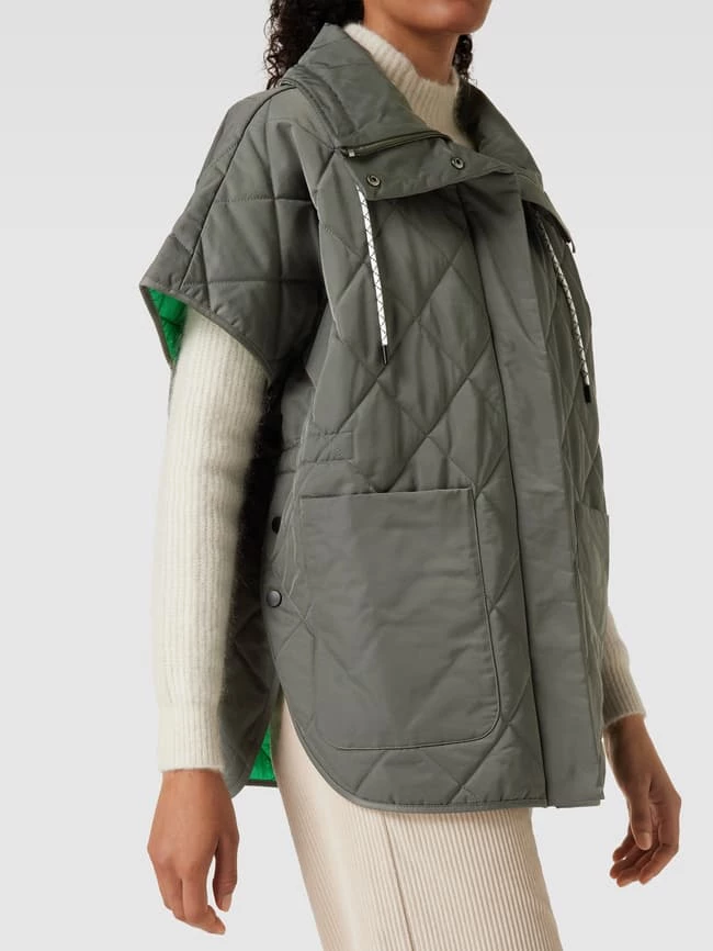 Opus Steppjacke Mit überschnittenen Schultern Modell 'Wirobe' - Schilf 5 Opus Steppjacke Mit überschnittenen Schultern Modell 'Wirobe' - Schilf – Bild 3