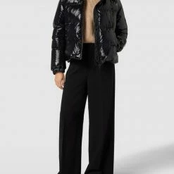 Marc Cain Daunenjacke In Glänzender Stepp-Optik - Schwarz