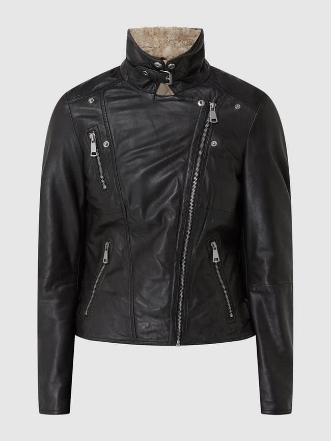 Freaky Nation Lederjacke Im Biker-Look Modell 'Winter Biker Princess' - Schwarz 4 Freaky Nation Lederjacke Im Biker-Look Modell 'Winter Biker Princess' - Schwarz – Bild 2