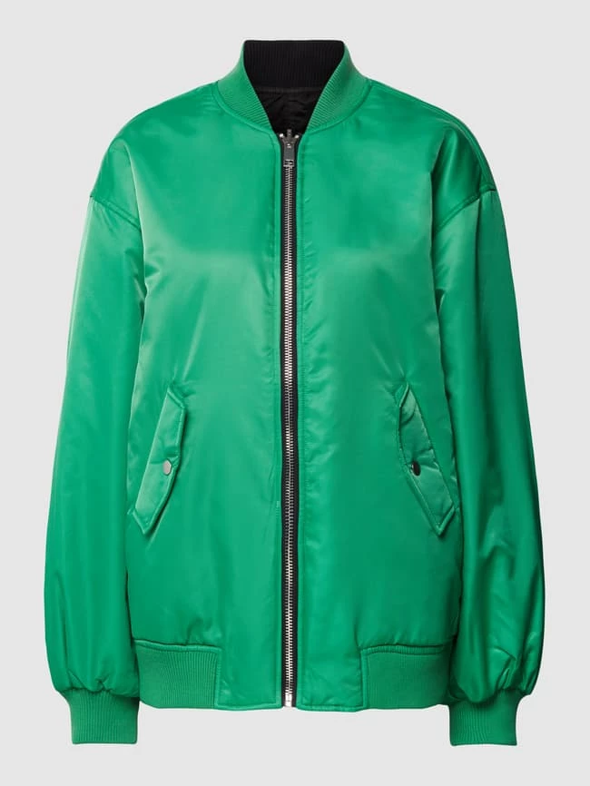 CATWALK JUNKIE Bomberjacke Mit Reißverschluss Modell 'FAYE' - Grün 4 CATWALK JUNKIE Bomberjacke Mit Reißverschluss Modell 'FAYE' - Grün – Bild 2