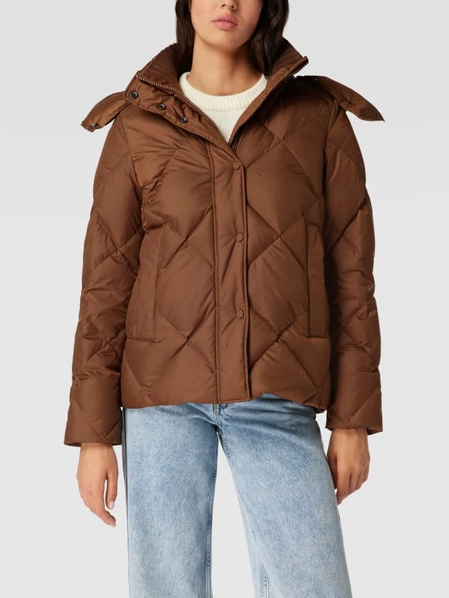 Marc O'Polo Daunenjacke Mit Label-Detail - Mittelbraun 6 Marc O'Polo Daunenjacke Mit Label-Detail - Mittelbraun – Bild 4