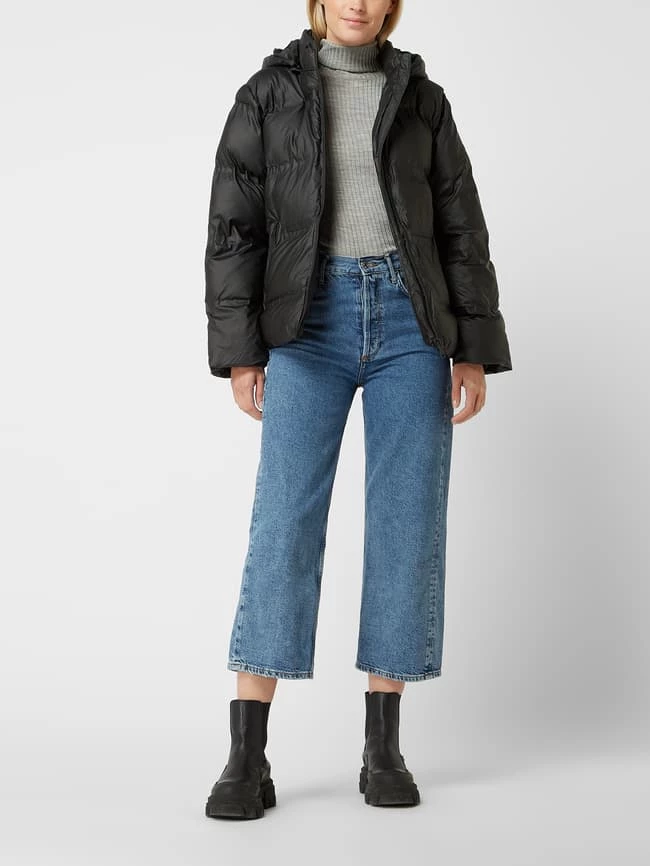 Neo Noir Steppjacke Mit Abnehmbarer Kapuze Modell 'Fox' - Schwarz 3 Neo Noir Steppjacke Mit Abnehmbarer Kapuze Modell 'Fox' - Schwarz