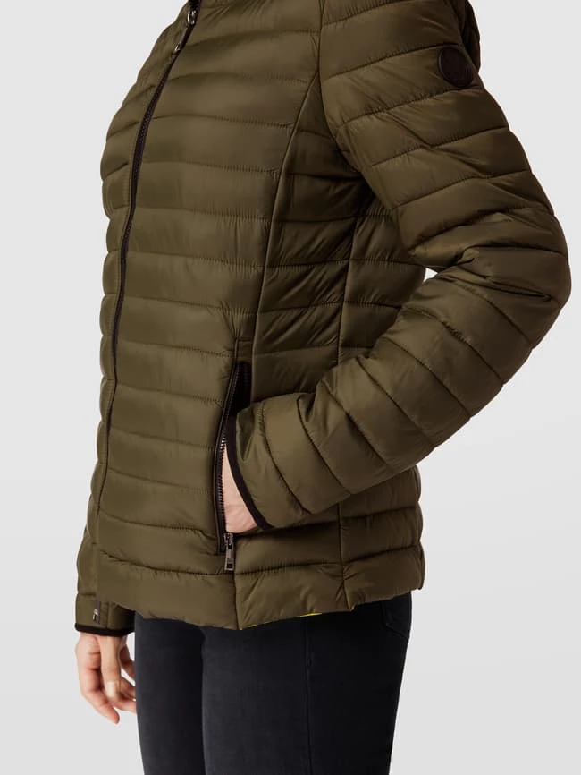 Fuchs Schmitt Steppjacke Mit Label-Patch - Olivgrün 5 Fuchs Schmitt Steppjacke Mit Label-Patch - Olivgrün – Bild 3