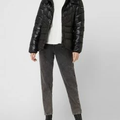 Frieda & Freddies Steppjacke Mit Abnehmbarer Kapuze - Schwarz