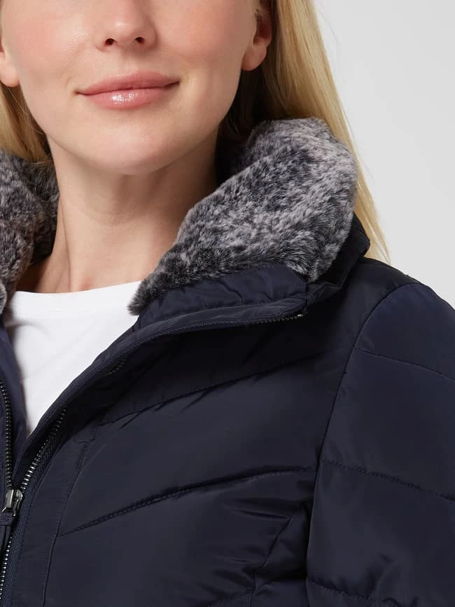 Tom Tailor Steppjacke Mit Webpelz - Marineblau 5 Tom Tailor Steppjacke Mit Webpelz - Marineblau – Bild 3